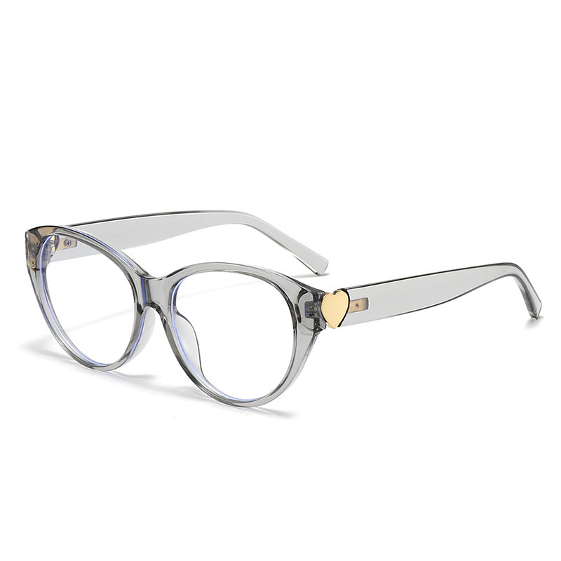 Damen Cat-Eye Sonnenbrille mit Herzmotiv Brehn