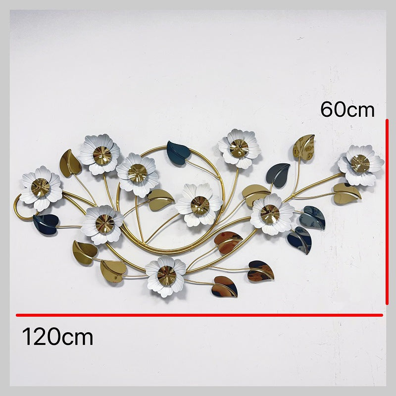 Florale Metall Wandkunst Dekor Brehn