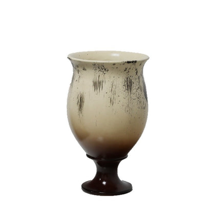 Künstlerische dekorative Fußvase