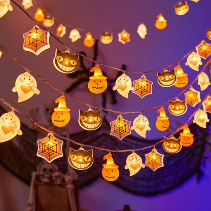 Festliche Geister LED Lichterkette Brehn
