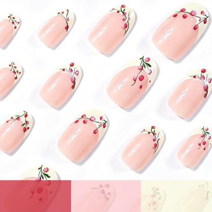 Blumenmuster-Nagelkunstverlängerungen Brehn