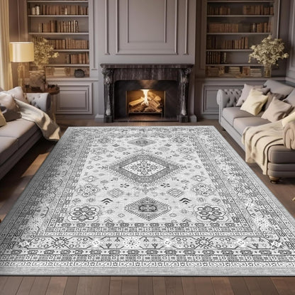 Vintage-inspirierter dekorativer Teppich