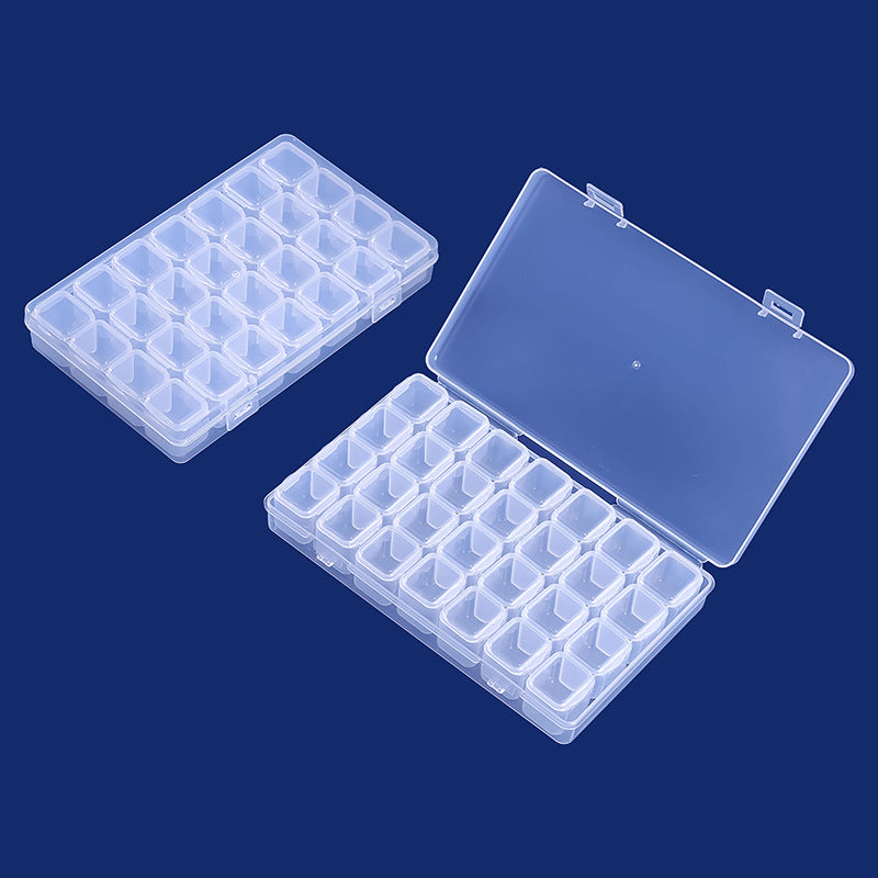 Klarer Kunststoff-Organizer-Box Brehn