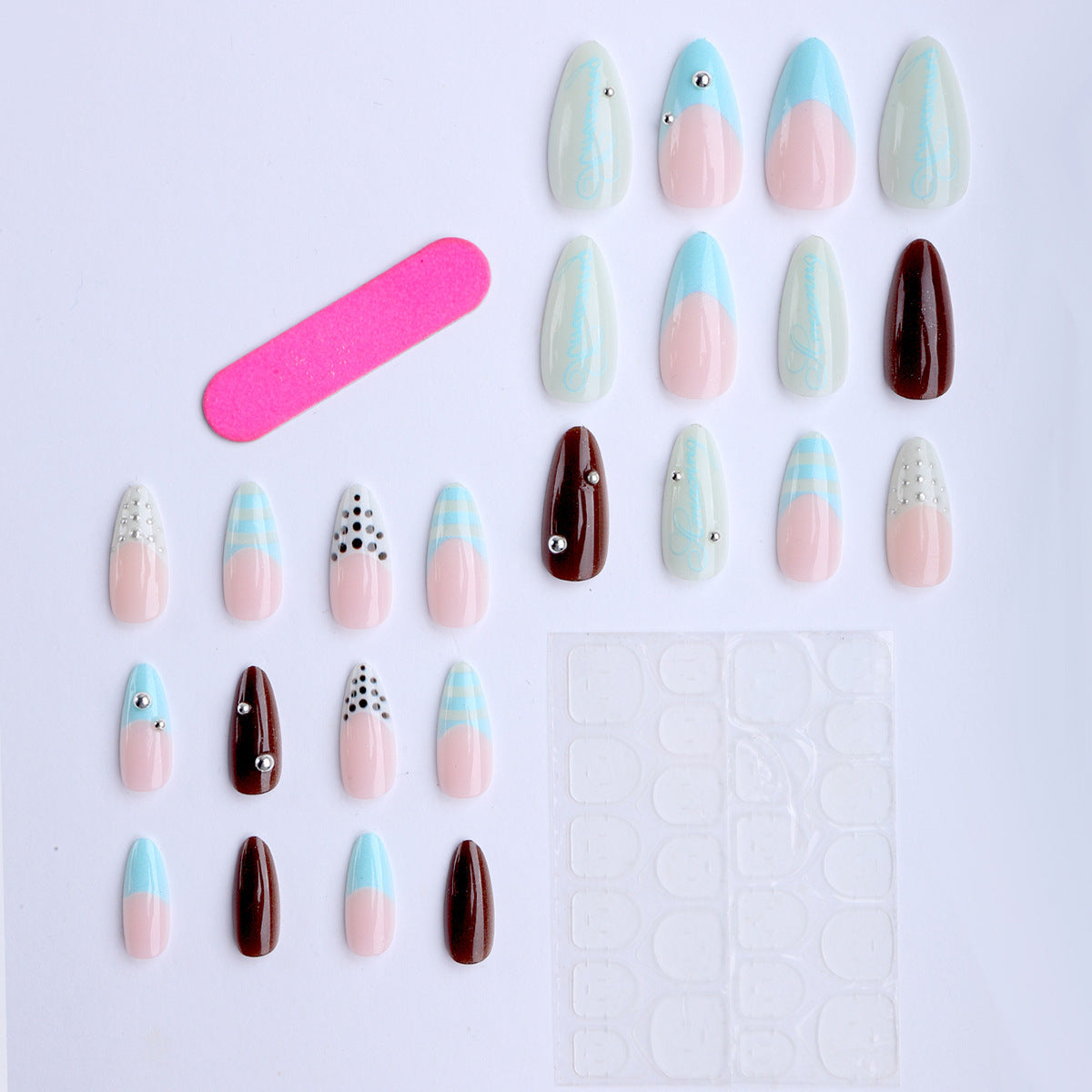Künstlerisches Detailliertes Nagelkunst Tipps Set Brehn