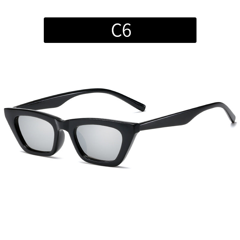Stylische Winkelsonnenbrille