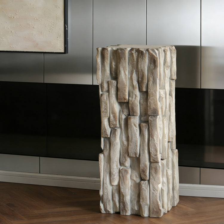 Rock-Textur Dekorativer Sockel