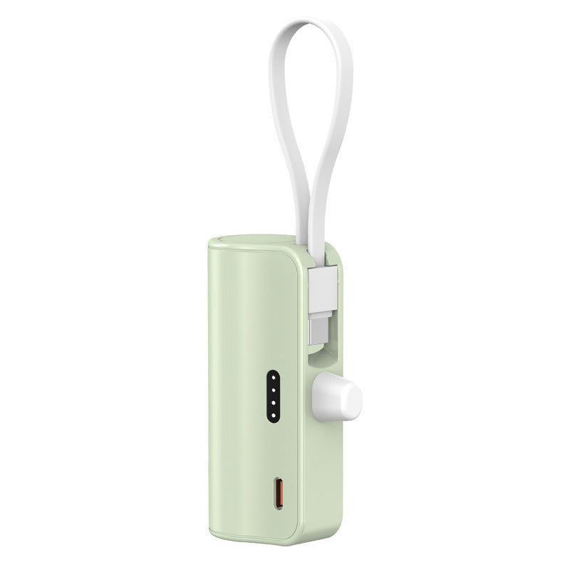 Tragbare Powerbank mit integriertem Ladekabel und kompaktem Design Brehn