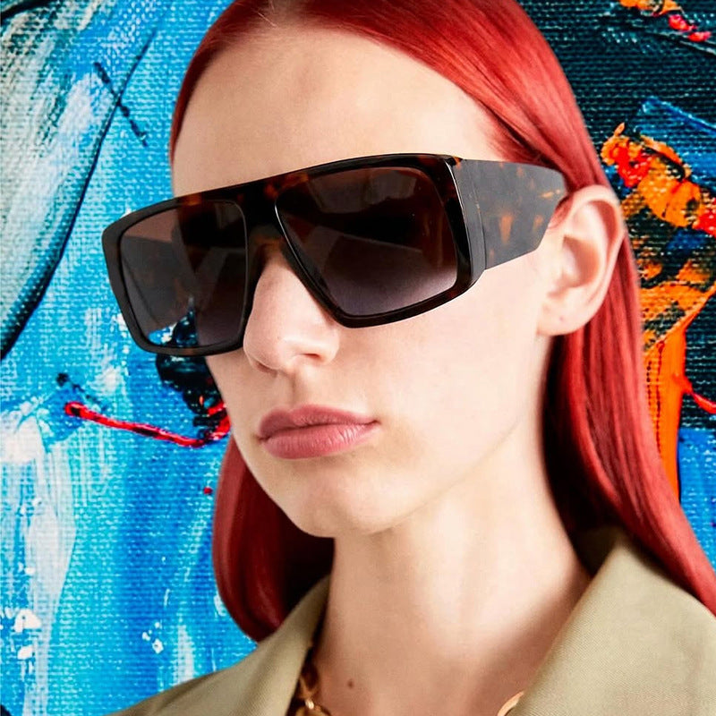 Damen modische rechteckige Brille Brehn