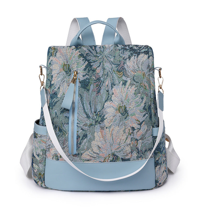 Blumenmuster Vielseitiger Rucksack Brehn