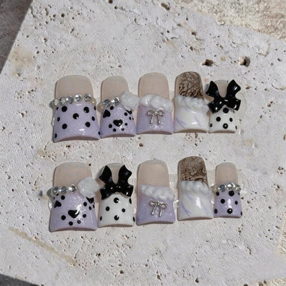 Dekorative künstlerische Druck-Nagelspitzen