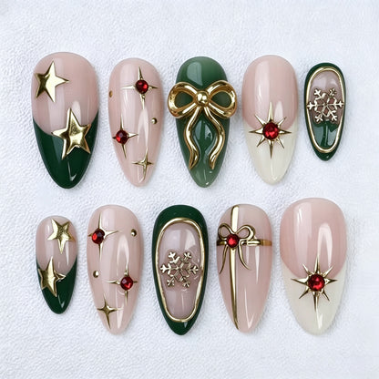 Urlaubs-Themen Glamouröse Press-On Nagelkunst Set