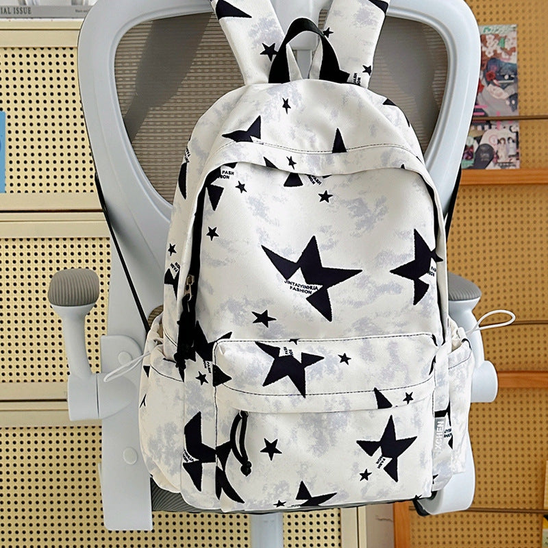 Stylischer Rucksack mit Sternmuster