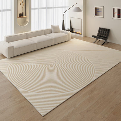 Minimalistischer strukturierter Teppich