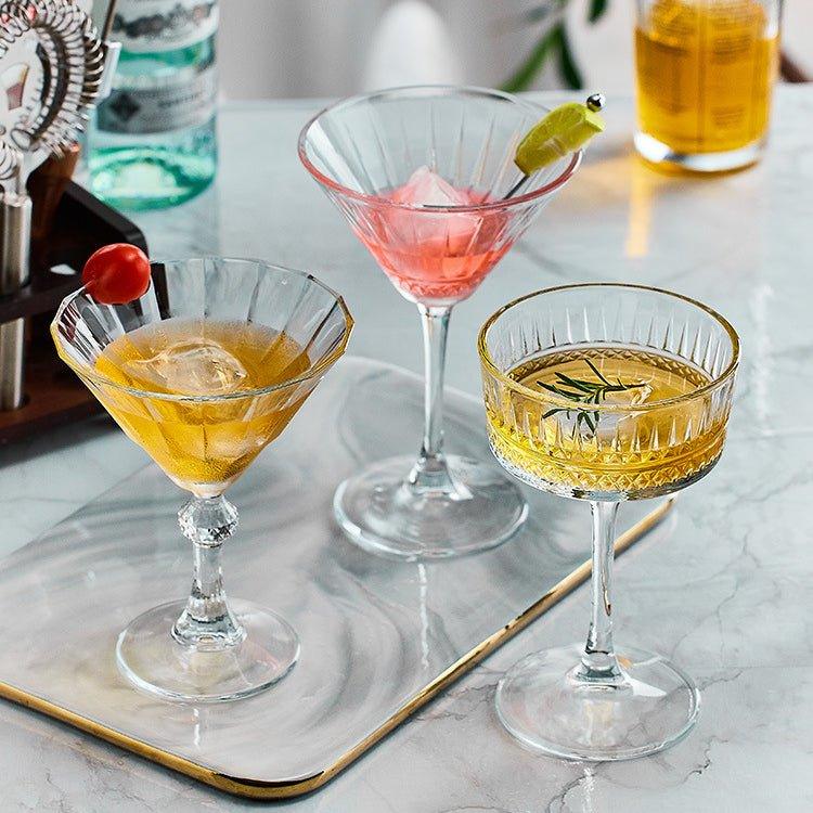 Gemusterte Martini Cocktailgläser | Brehn