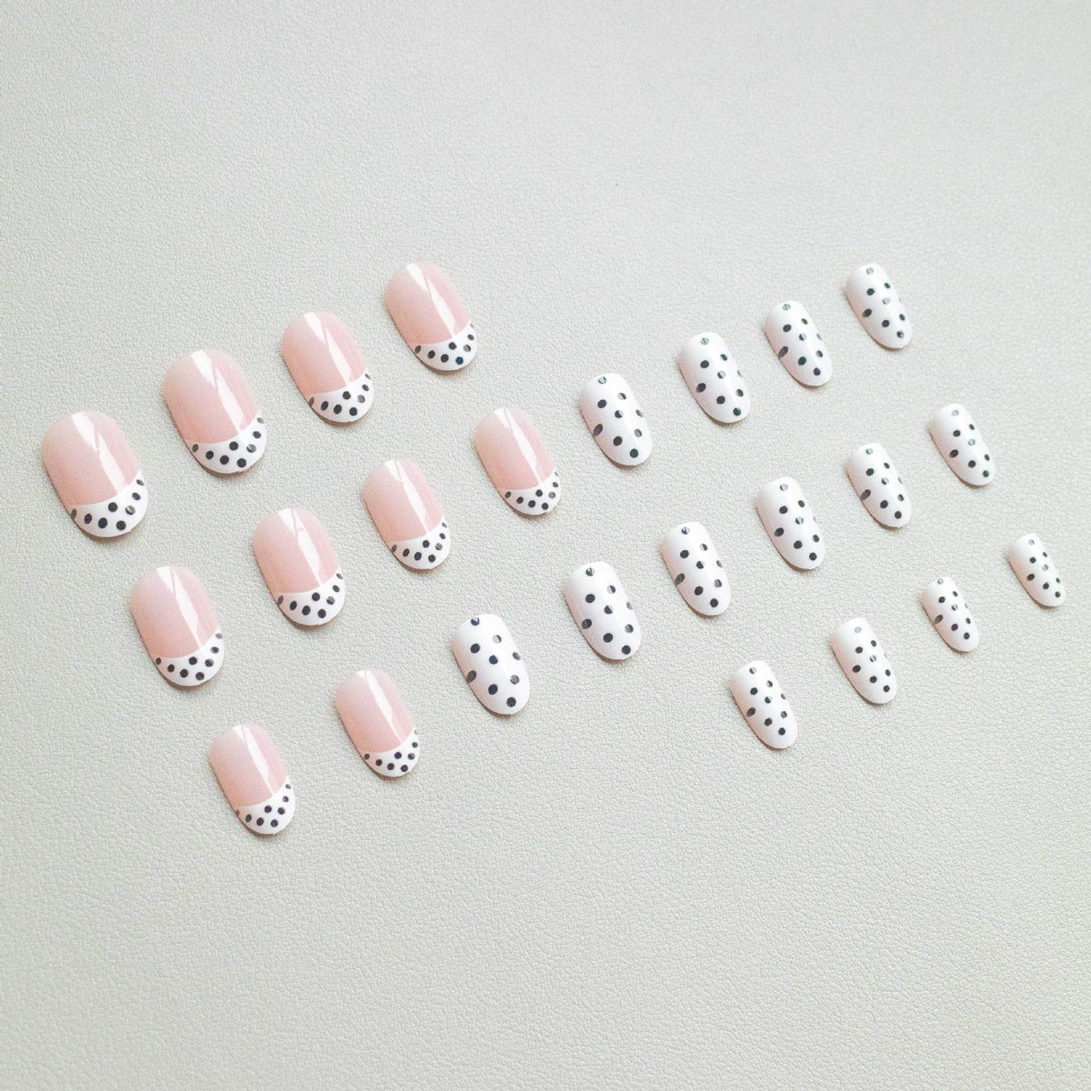 Künstlerisches Polka Dot Gel Nagelkunst Set
