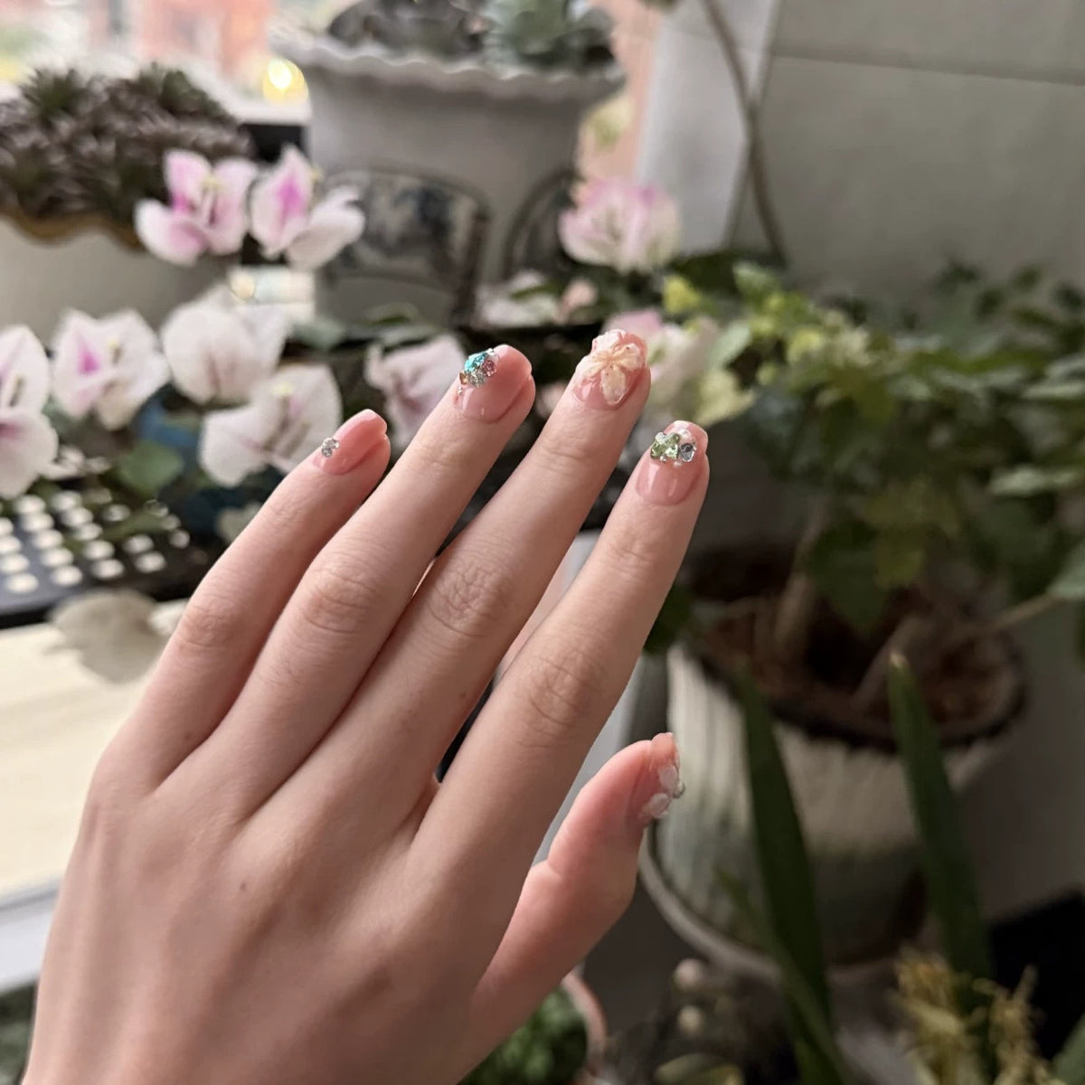 Dekorative Nagelkunst Verlängerungen