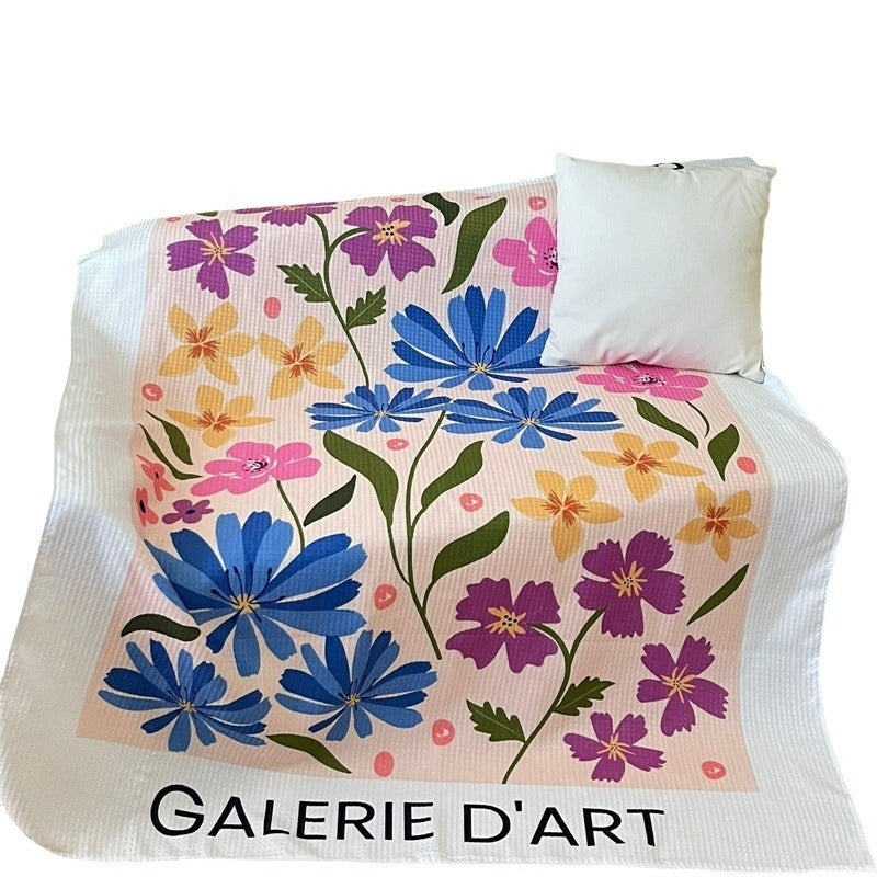 Blumenmuster Steppdecke