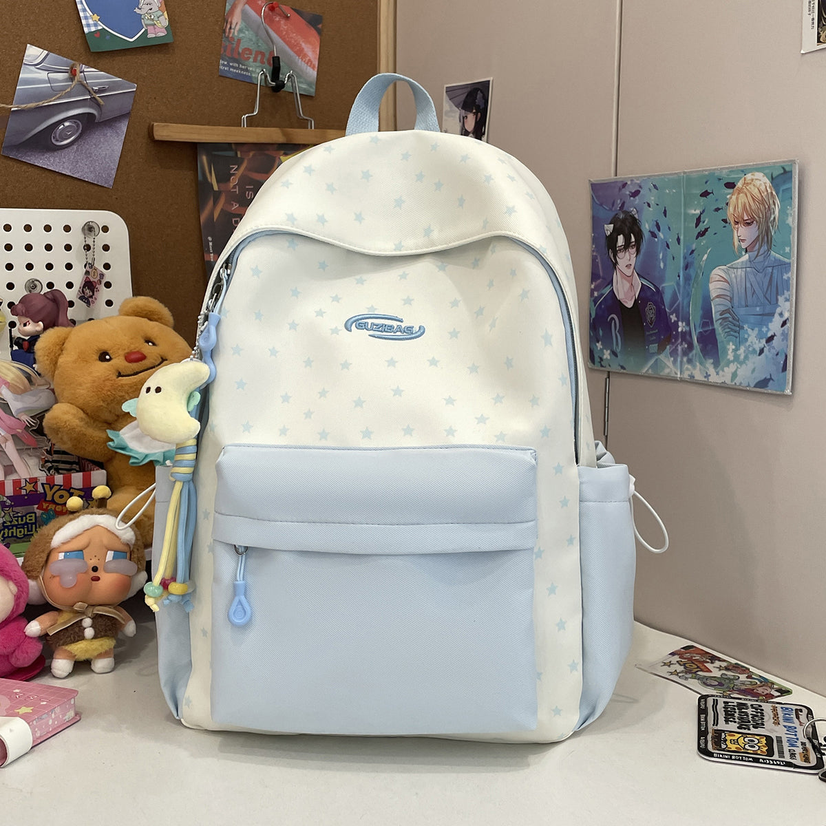 Stylische bedruckte Rucksack mit lustigen Charakterakzenten Brehn