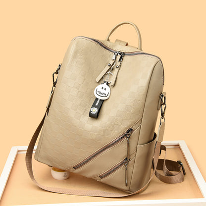 Karomuster Stylischer Rucksack Brehn