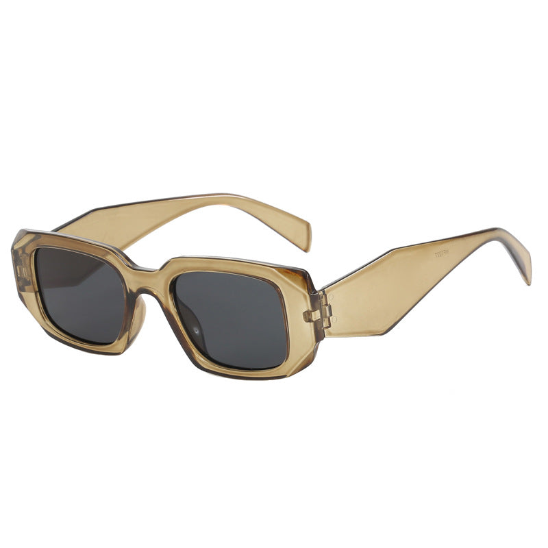 Damen modische oversized Sonnenbrille im angesagten Rechteck-Design Brehn