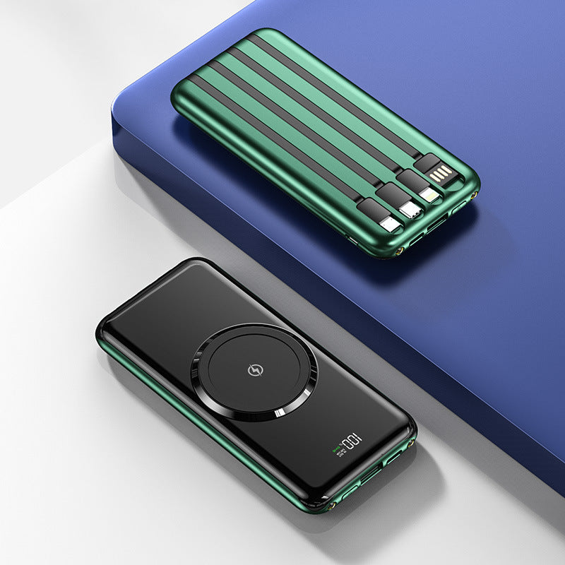 Tragbare Powerbank mit Schnellladefunktion und LED-Display Brehn