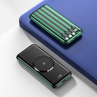 Tragbare Powerbank mit Schnellladefunktion und LED-Display Brehn