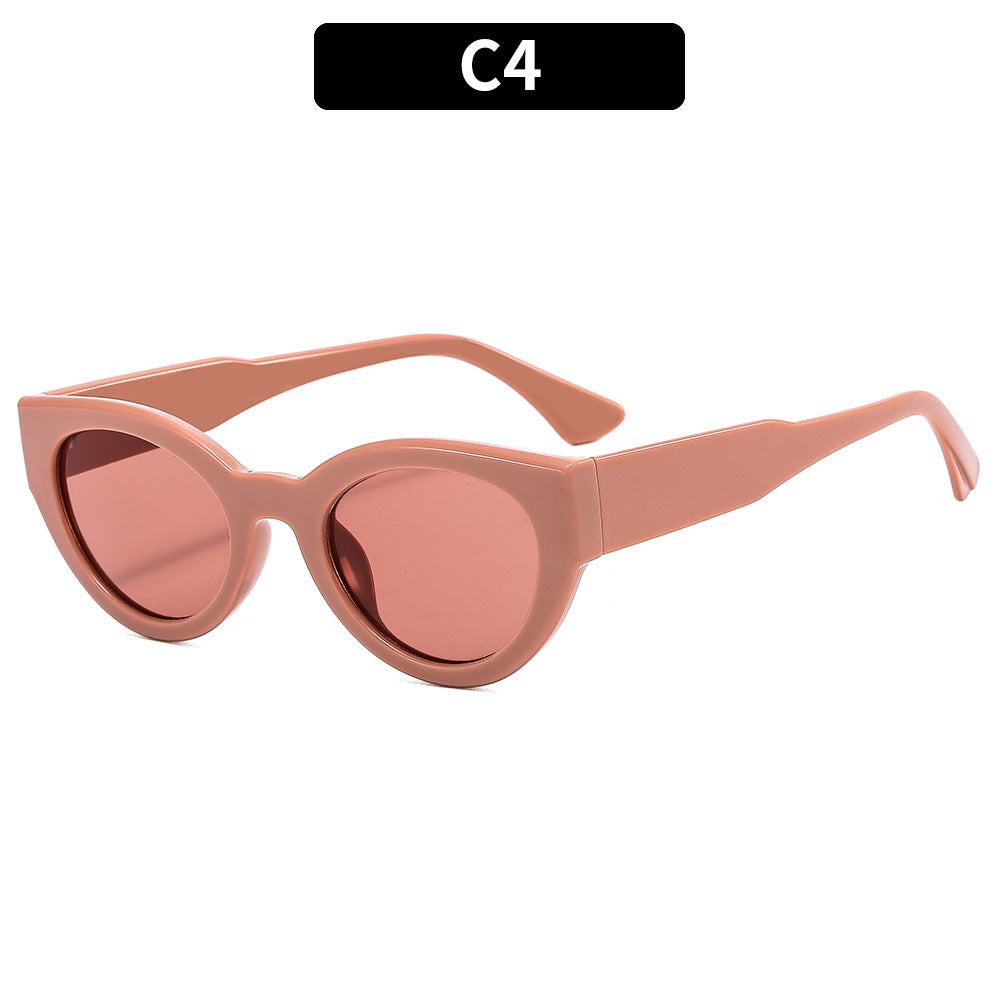 Cat-Eye Sonnenbrille mit stilvollem elegantem Rahmen