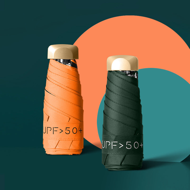 Damen UV-Schutz Faltbarer Regenschirm mit innovativem Design Brehn