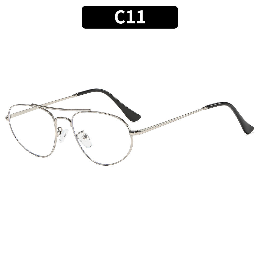 Elegante Metallrahmenbrille