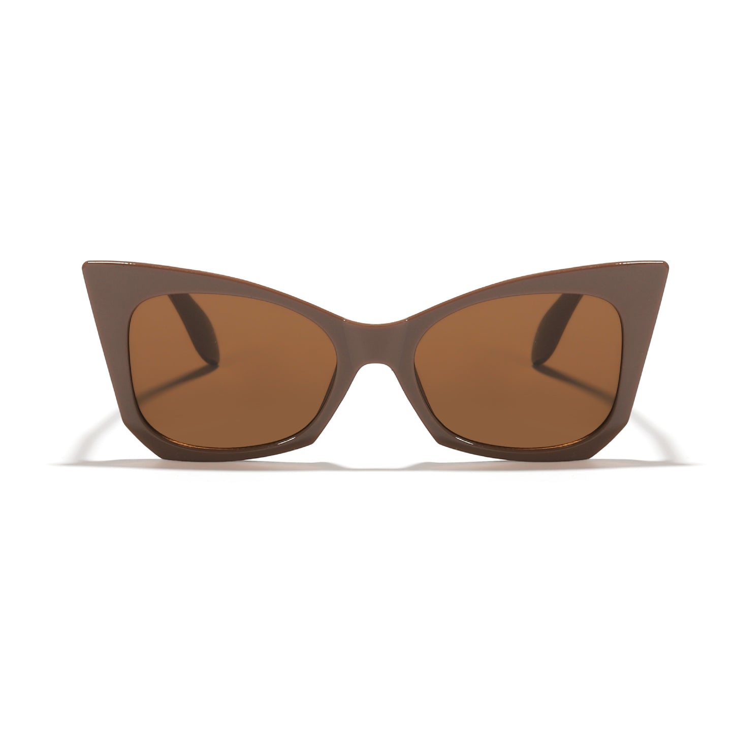 Damen Sonnenbrille im trendigen Cat-Eye Design mit auffälligem Leopardenmuster Brehn
