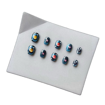 Himmelsthemen Press-On Nagelkunst Set