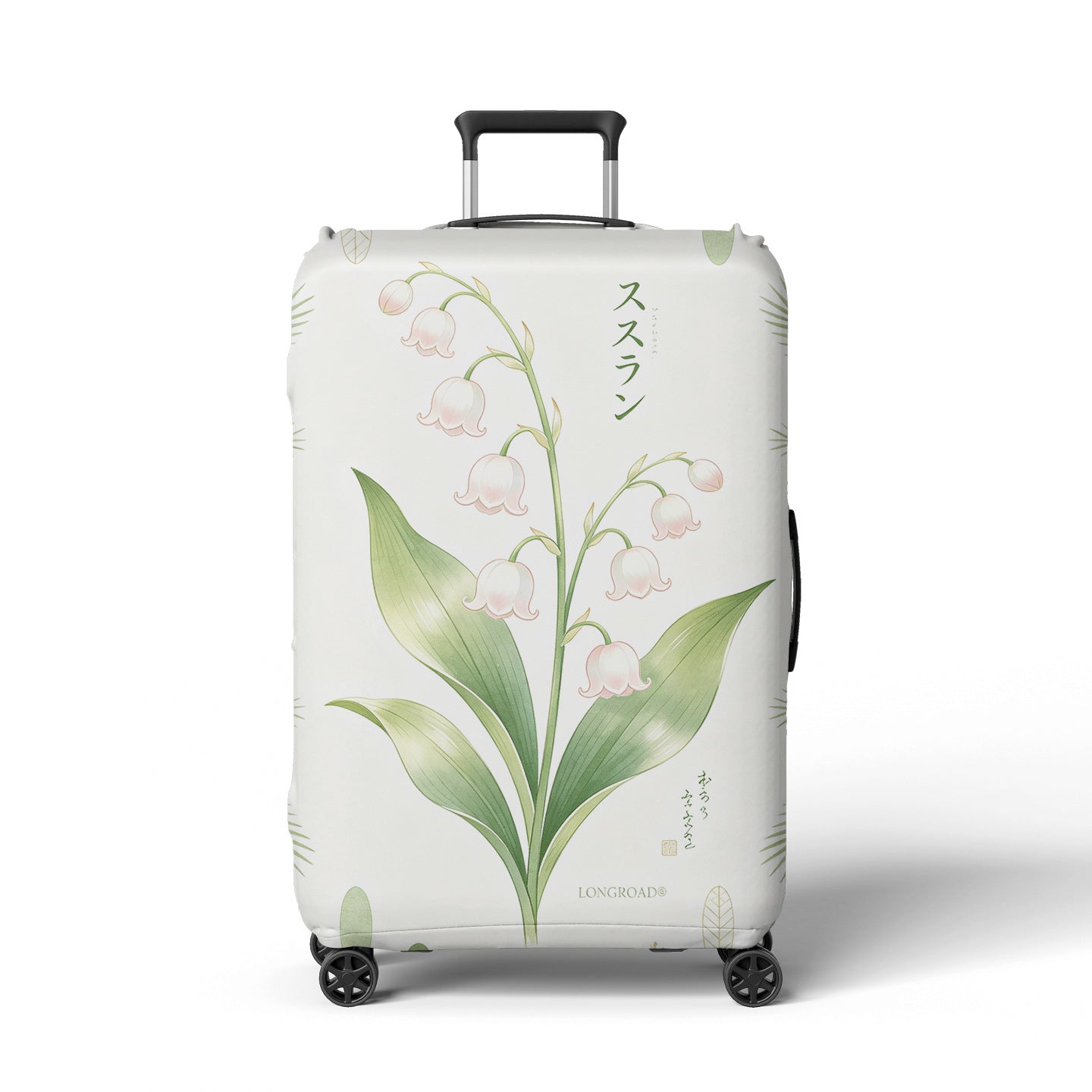 Damen Reisekoffer Brehn Blumendesign mit verstellbarem Griff