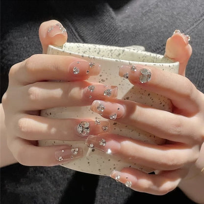 Glamouröse mit Strass verzierte Drucknägel Brehn