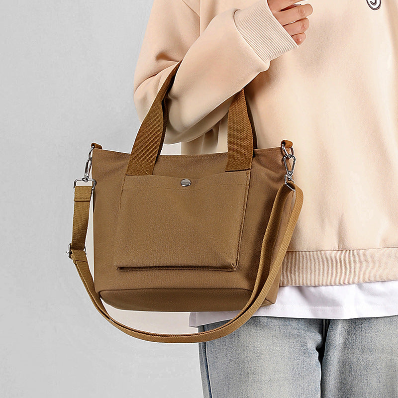 Kompakte Multi-Funktions-Canvas-Handtasche Brehn