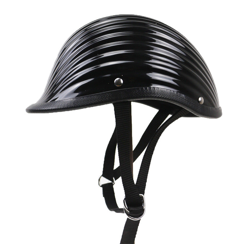 Retro Schutzmotorradhelm Brehn