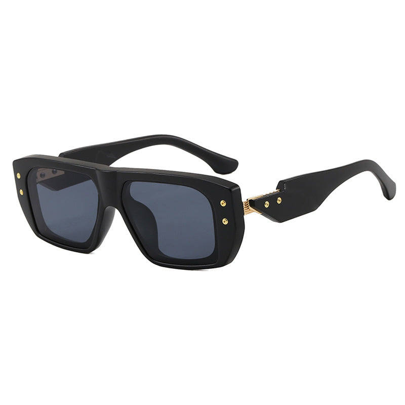 Damen modische quadratische Brille mit mehrfarbigem transparentem Rahmen Brehn