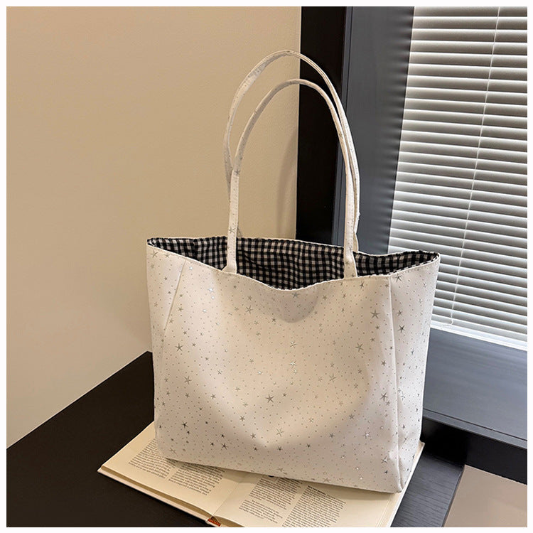 Stylische Stern-Muster Tote Bag Brehn