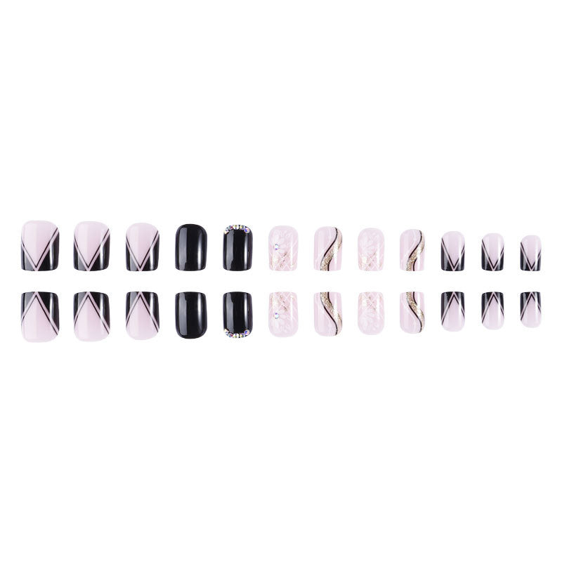 Dekorativer Press-On-Nagelset