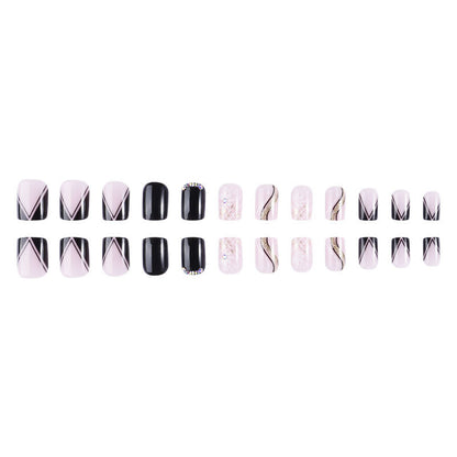 Dekorativer Press-On-Nagelset