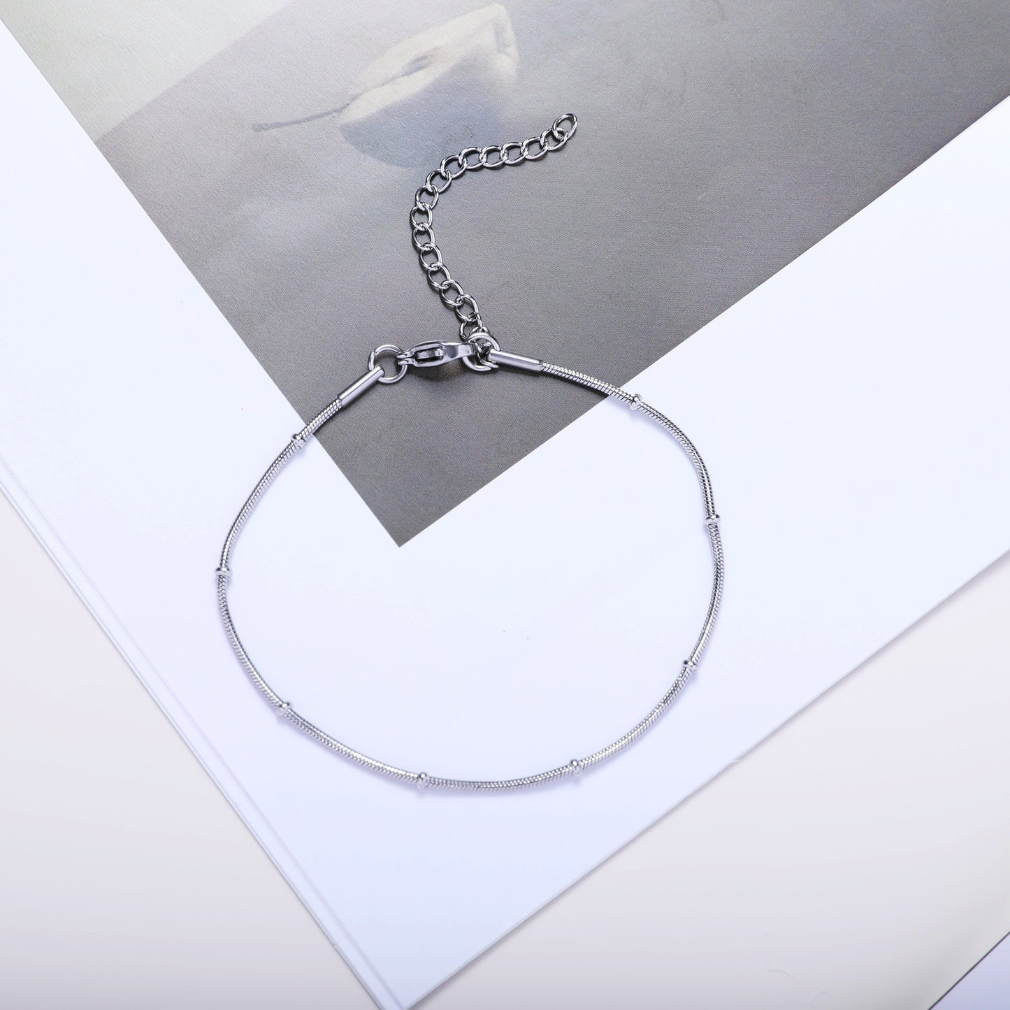 Verstellbares Perlenkette Armband Brehn