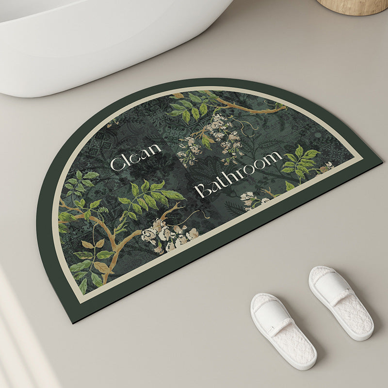 Stylische Florale Badezimmermatte Brehn