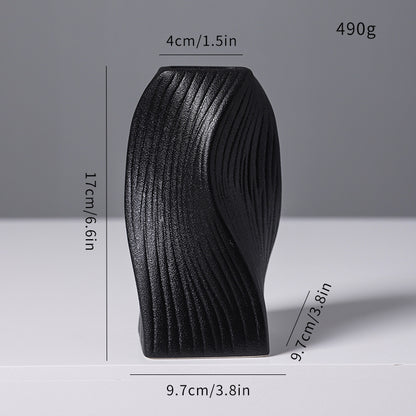 Moderne abstrakte skulpturale Vase Brehn
