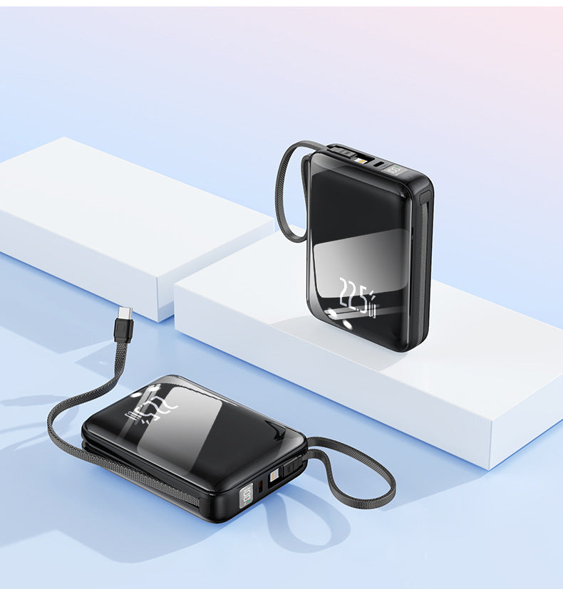 tragbare Powerbank mit LED-Anzeige und Schnellladefunktion Brehn