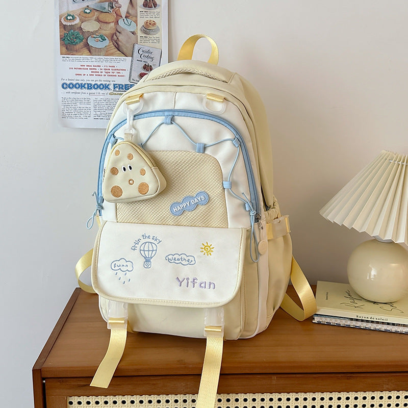 Verspielter Charakter Design Schulrucksack Brehn