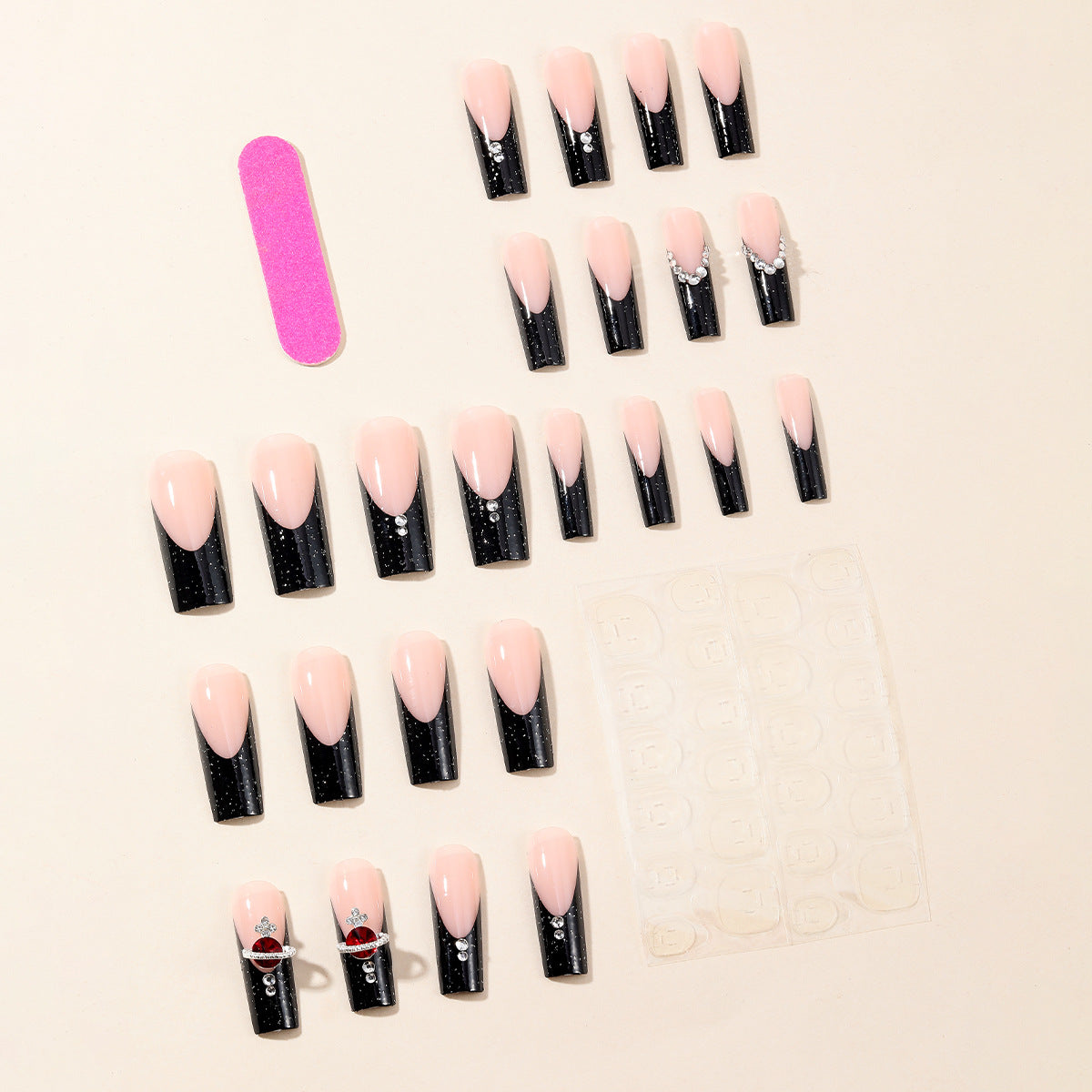 Elegantes 3D Acrylnagelkunst Set Brehn