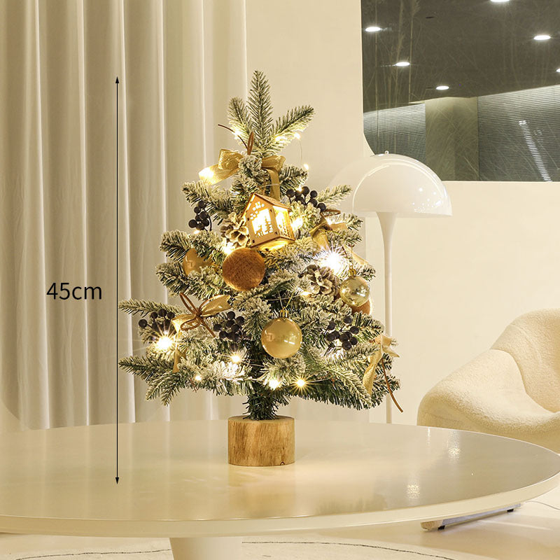 Dekorative Mini-Weihnachtsbaum mit LED-Lichtern
