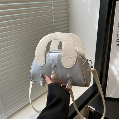 Elegante Perlenverzierte Handtasche
