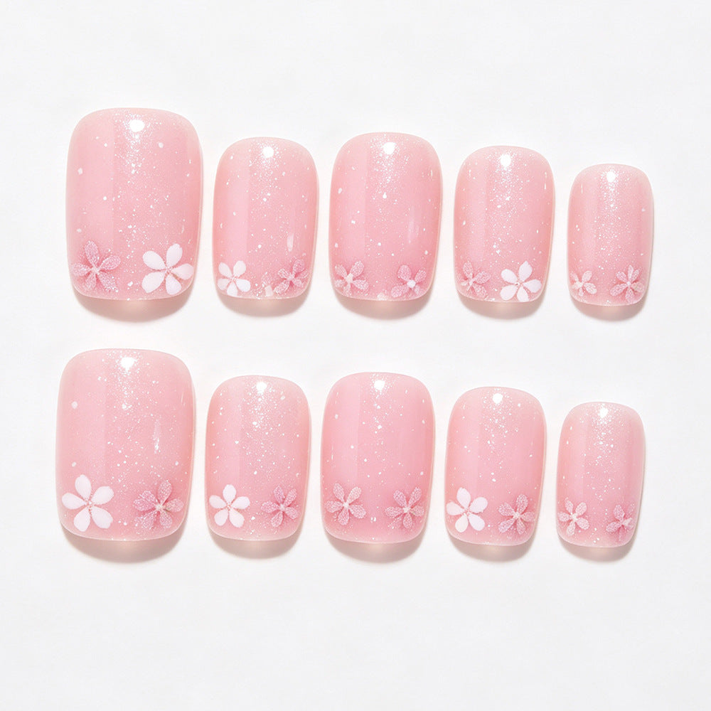 Florale Blüten Nagelkunst Wraps Brehn