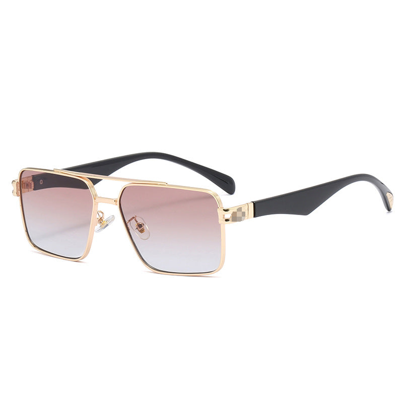 Damen Designer-Sonnenbrille mit extravagantem Metallrahmen Brehn