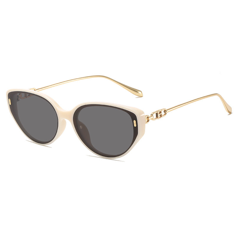 Glamouröse Retro Katzenaugen-Sonnenbrille Brehn